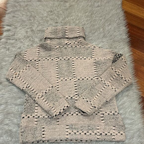 Prana light pink and black  Breckenridge wool pullover sweater size xs‎ - Picture 4 of 5